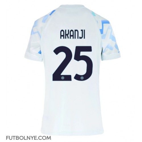 Camiseta Inter Milan Manuel Akanji #25 Visitante Equipación para mujer 2025-26 manga corta